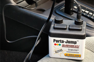 Porta Jump, emergency car jumpstarter. Photo / Brett Phibbs