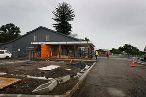 The former naval mining buildings at Torpedo Bay, Devonport, are being turned into a Naval Museum. Photo / Sarah Ivey
