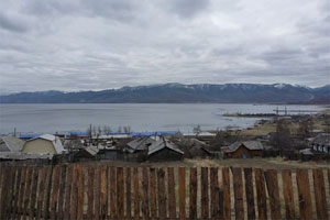 Houses on the shores of Lake Baikal in Siberia. Photo / Rob Gray