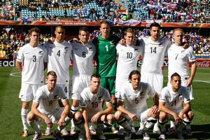 The All Whites. Photo / Brett Phibbs