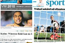 Media coverage from around the world of the All Whites v Slovakia match. Source / Herald Graphic Media coverage from around the world of the All Whites v Slovakia match. Source / Herald Graphic