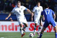 All Whites captain Ryan Nelsen in action during the 1-1 draw against Slovakia. Photo / Brett Phibbs All Whites captain Ryan Nelsen in action during the 1-1 draw against Slovakia. Photo / Brett Phibbs