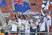 All Whites fans at the World Cup match against Paraguay in Polokwane. Photo / Brett Phibbs All Whites fans at the World Cup match against Paraguay in Polokwane. Photo / Brett Phibbs