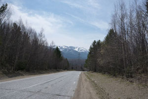 The stunning mountains between Irkutsk and Ulan Ude, en route to Mongolia. Photo / Rob Gray