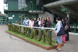 Wimbledon attracts the crowds. Photo / David Leggat