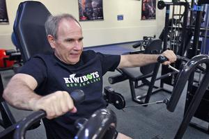 Fitness is a priority since Brown's heart attack two years ago. Photo / Sarah Ivey