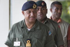 Commodore Frank Bainimarama. Photo / Greg Bowker