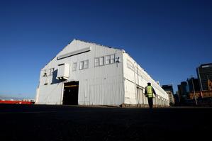 The Queens Wharf sheds. Photo / Dean Purcell
