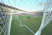 How a Twitter user redrew the goal line after Frank Lampard's strike for England against Germany was disallowed. Photo / Supplied How a Twitter user redrew the goal line after Frank Lampard's strike for England against Germany was disallowed. Photo / Supplied