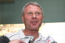 All Whites coach Ricki Herbert arrives back in the country. Photo / Natalie Slade All Whites coach Ricki Herbert arrives back in the country. Photo / Natalie Slade