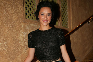 Keisha Castle-Hughes plays the flatmate of one of the godlike brothers in the TV comedy-drama hitting the screens sometime next year. Photo / Rob Trathen