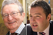 Brian Edwards (L) and Duncan Garner have engaged in an online war of words. Photos / Herald on Sunday, Mark Mitchell Brian Edwards (L) and Duncan Garner have engaged in an online war of words. Photos / Herald on Sunday, Mark Mitchell