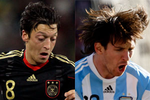 Is Mesut Ozil the new Lionel Messi? Photos / AP