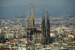 Barcelona's Expiatory Temple of the Sagrada Familia is Gaudi's unfinished modernist masterpiece and Spain's top tourist site. Photo / Supplied