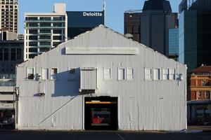 The Queen's Wharf cargo sheds were designed purely for functional reasons with no regard to visual appeal. Photo / Dean Purcell