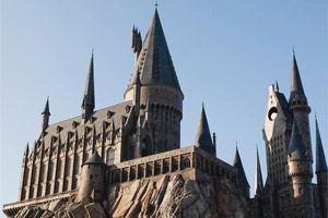 Hogwarts Castle is the jewel in the crown of the Harry Potter theme park. Photo / Kevin Kolczynski