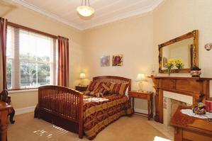 The business, 200m from Eden Park, has four Victorian-style bedrooms. Photo / Supplied