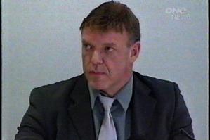 Johannes Wilson during his 2006 appearance at a medical tribunal where he was found guilty of misconduct. Photo / One News