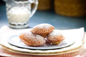 Lemon honey madeleines. Photo / Babiche Martens