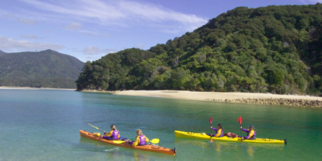 Kayaking the Abel Tasman. Photo / Latitude Nelson