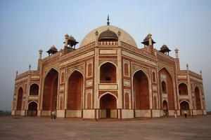 The stately Tomb of Humayun. Photo / Jim Eagles