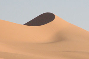 Saharan dunes. Photo / Jill Worrall