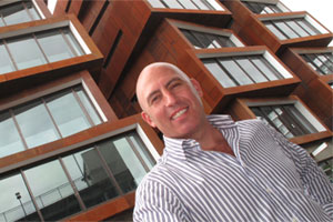 Ludo Campbell-Reid believes the Ironbank building will revitalise the area around Karangahape Rd. Photo / Paul Estcourt