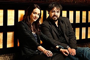 C4's Shannon Ryan and comedian Ben Hurley plan to build up a good rapport for the ceremony. Photo / Brett Phibbs