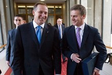 Finance Minister Bill English (R), with Prime Minister John Key. Photo / Mark Mitchell Finance Minister Bill English (R), with Prime Minister John Key. Photo / Mark Mitchell
