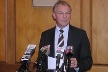 Labour Party Phil Goff at today's press conference, where he announced the suspension of MP Chris Carter. Photo / NZPA Labour Party Phil Goff at today's press conference, where he announced the suspension of MP Chris Carter. Photo / NZPA