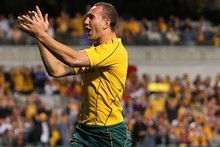 The Wallabies will miss suspended Quade Cooper. Photo / Getty Images The Wallabies will miss suspended Quade Cooper. Photo / Getty Images