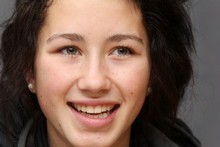 Olivia O'Neil with the dyed brown hair that lost her the crown. Photo / Wanganui Chronicle Olivia O'Neil with the dyed brown hair that lost her the crown. Photo / Wanganui Chronicle