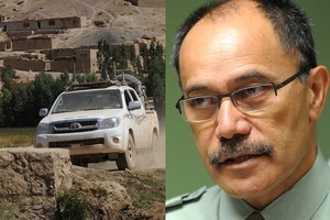 Lt-Gen Jerry Mateparae said the soldiers were on a routine patrol. Photos / NZDF, NZPA