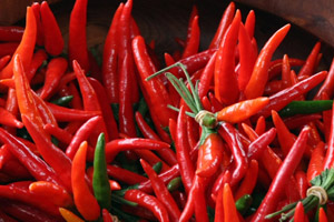 A Chinese study has found that the long-term ingestion of capsaicin, the ingredient in chillies that makes them taste hot, can reduce blood pressure - at least in rats. File photo / Hawke's Bay Today