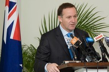 Prime Minister John Key in Vanuatu. Photo / Mark Mitchell Prime Minister John Key in Vanuatu. Photo / Mark Mitchell