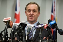 Prime Minister John Key during his post-Cabinet press conference at the Beehive today. Photo / Mark Mitchell Prime Minister John Key during his post-Cabinet press conference at the Beehive today. Photo / Mark Mitchell