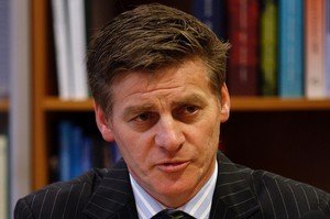 Infrastructure Minister Bill English. Photo / Mark Mitchell