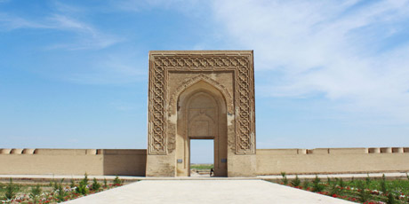Caravanserai on the road between Khiva and Bukhara, Uzbekistan. Photo / Jim Eagles