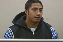 Rangi Roy Pauu appears with Cody Pomare and Lokenitama Filipo for sentencing. Photo / NZPA Rangi Roy Pauu appears with Cody Pomare and Lokenitama Filipo for sentencing. Photo / NZPA
