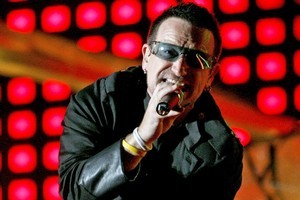 Bono will play to a crowd in excess of 50,000. Photo / Dean Purcell