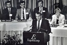 Allan Hawkins, Equiticorp. Photo / NZ Herald Allan Hawkins, Equiticorp. Photo / NZ Herald