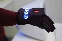 Each glove contains custom-made electronics and sensors that allows communication between them via a wireless protocol. Photo / Supplied Each glove contains custom-made electronics and sensors that allows communication between them via a wireless protocol. Photo / Supplied