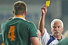 Official figures show the All Blacks incur 43 penalties a yellow card, more than seven times the figure of the Springboks. Photo / Dean Purcell Official figures show the All Blacks incur 43 penalties a yellow card, more than seven times the figure of the Springboks. Photo / Dean Purcell