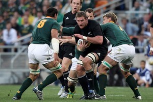 Kieran Read led the charge. Photo / Getty Images