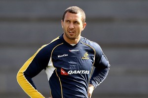 Australia's Quade Cooper is still considering a deal to play rugby league. Photo / Getty Images