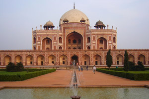 While in Delhi make sure you visit the Tomb of Humayun. Photo / Jim Eagles