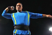 Valerie Adams won a small shot put meet in Slovakia overnight. Photo / Getty Images Valerie Adams won a small shot put meet in Slovakia overnight. Photo / Getty Images