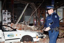 Destruction in Christchurch central city after the earthquake. Photo / William Booth Destruction in Christchurch central city after the earthquake. Photo / William Booth