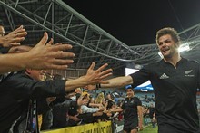 Richie McCaw celebrates with the crowd. Photo / Getty Images Richie McCaw celebrates with the crowd. Photo / Getty Images