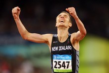 Nick Willis celebrates his Olympic medal. Photo / Getty Images Nick Willis celebrates his Olympic medal. Photo / Getty Images
